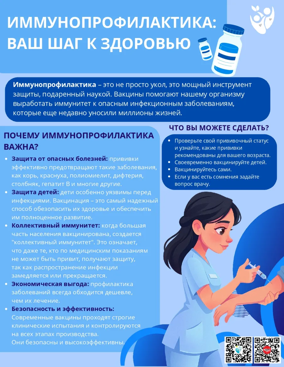 Иммунопрофилактика – один из важнейших инструментов сохранения здоровья населения